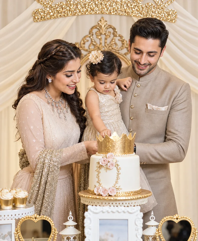 Family celebration and cake-cutting event by Vyntra Club